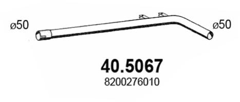 Tubo gas scarico ASSO 40.5067