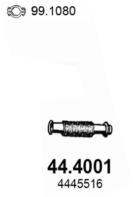 Tubo gas scarico ASSO 44.4001