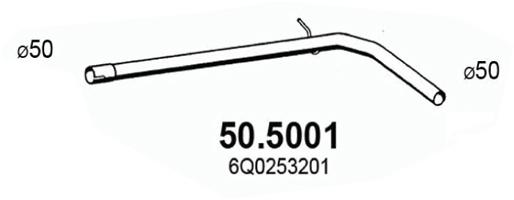 ASSO TUBO INTERMEDIO SKODA