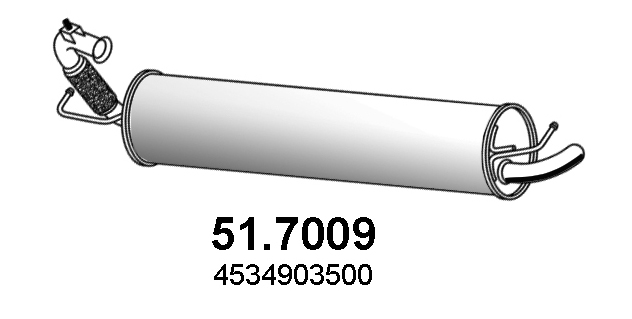 ASSO SILENZIATORE POST. TWINGO III 1.0 TCE 14-