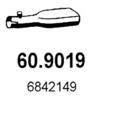 Tubo gas scarico ASSO 60.9019