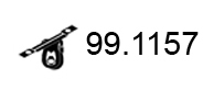 Supporto, imp. gas scarico ASSO 99.1157