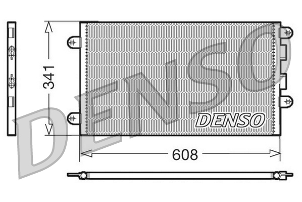 Condensatore, climatizzatore DENSO DCN01012