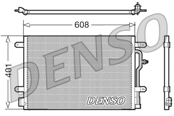 Condensatore, climatizzatore DENSO DCN02011