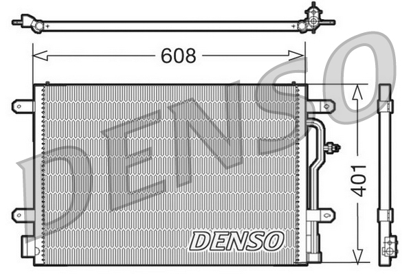 Condensatore, climatizzatore DENSO DCN02012