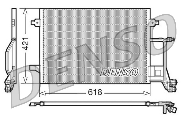 Condensatore, climatizzatore DENSO DCN02013