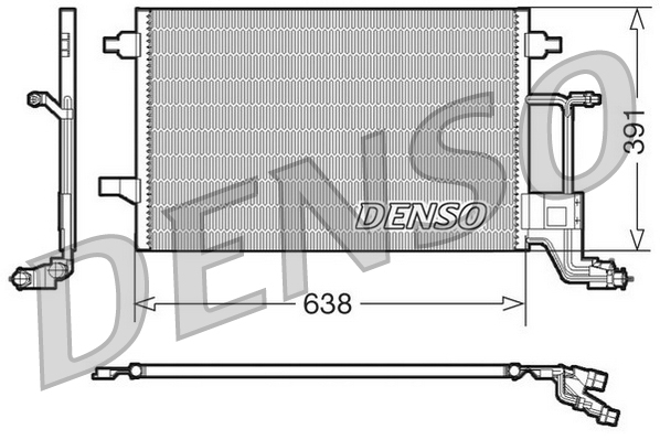 Condensatore, climatizzatore DENSO DCN02014