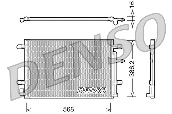 Condensatore, climatizzatore DENSO DCN02018
