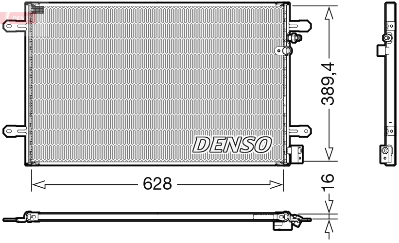 Condensatore, climatizzatore DENSO DCN02037