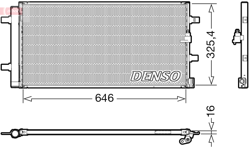 Condensatore, climatizzatore DENSO DCN02041