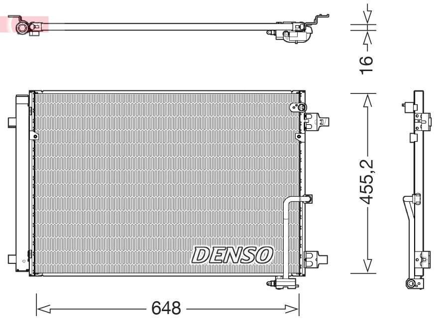 Condensatore, climatizzatore DENSO DCN02045