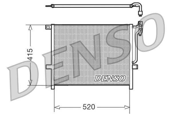 Condensatore, climatizzatore DENSO DCN05010