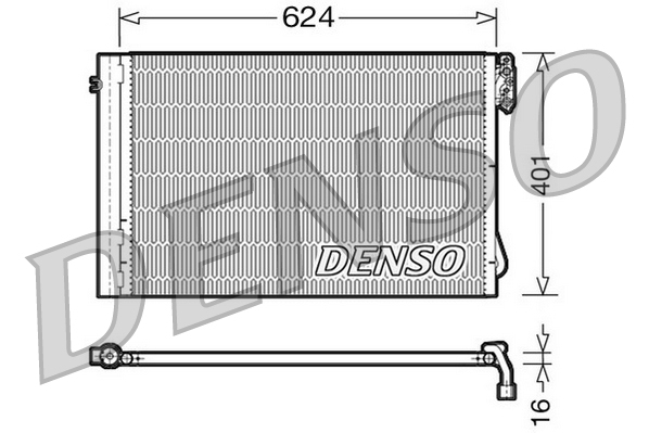 Condensatore, climatizzatore DENSO DCN05011