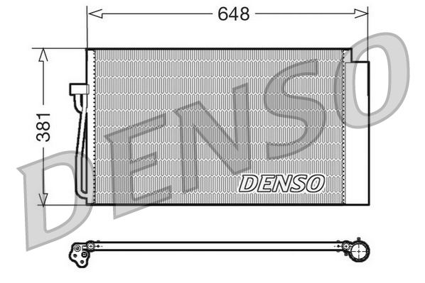 Condensatore, climatizzatore DENSO DCN05017
