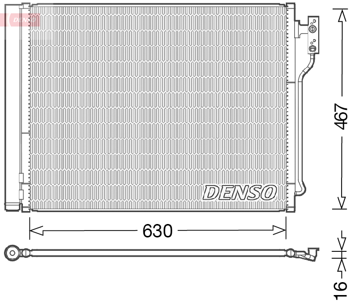 Condensatore, climatizzatore DENSO DCN05031