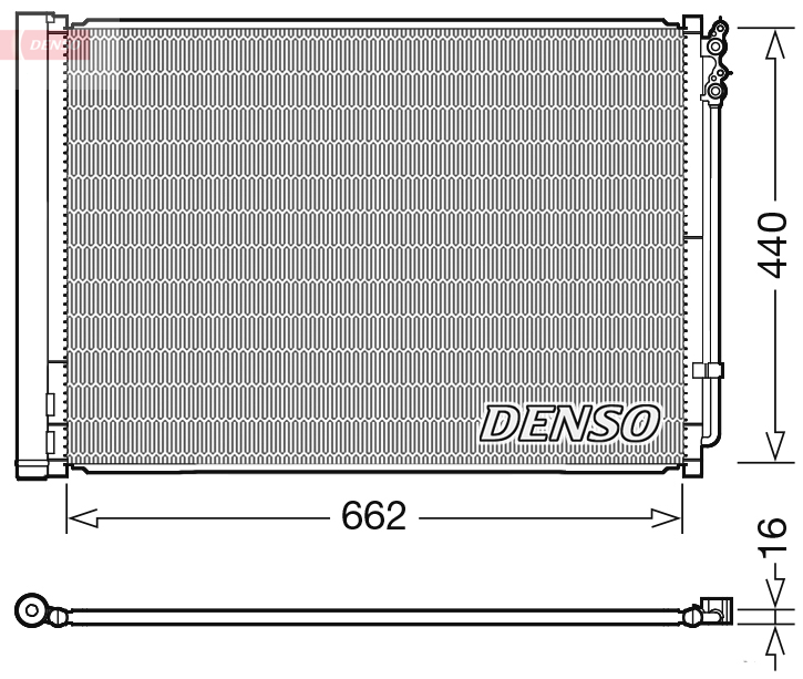 Condensatore, climatizzatore DENSO DCN05032