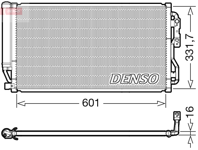 Condensatore, climatizzatore DENSO DCN05035