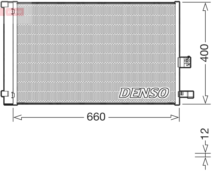 Condensatore, climatizzatore DENSO DCN05037