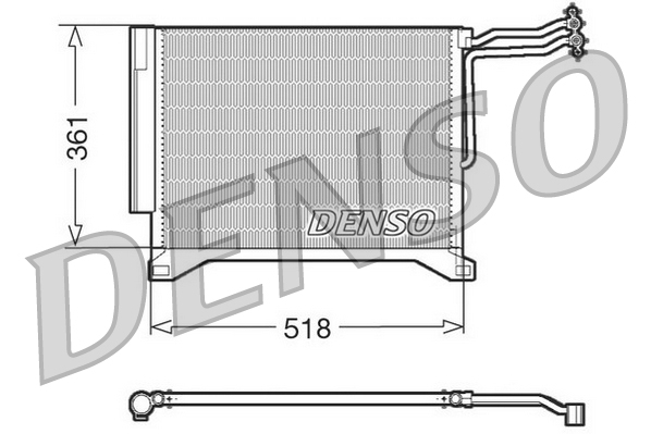 Condensatore, climatizzatore DENSO DCN05100