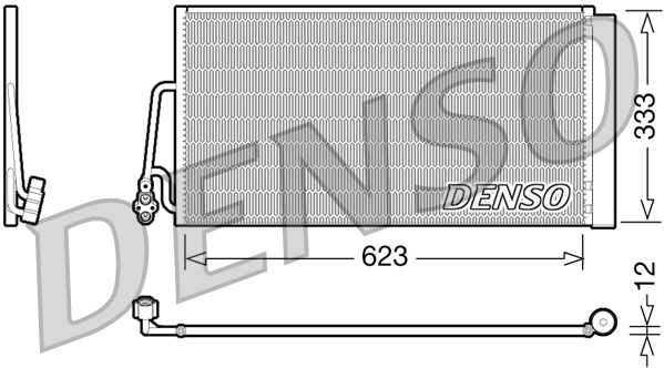 Condensatore, climatizzatore DENSO DCN05102