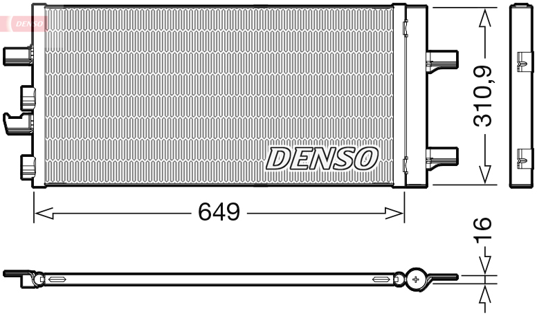 Condensatore, climatizzatore DENSO DCN05104