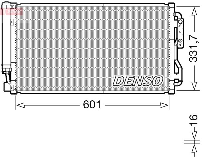 Condensatore, climatizzatore DENSO DCN05105