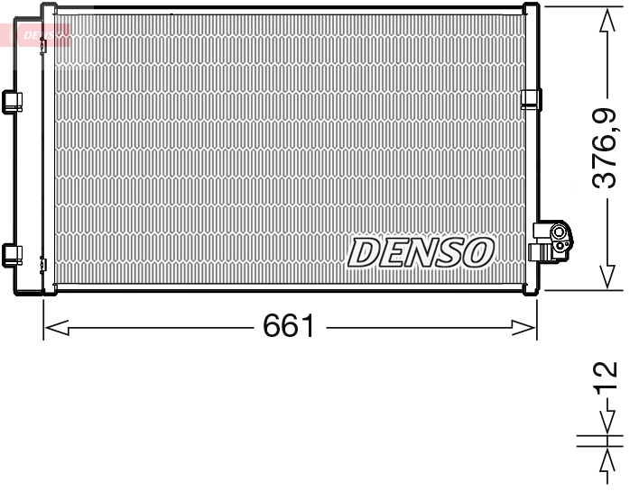 Condensatore, climatizzatore DENSO DCN05106
