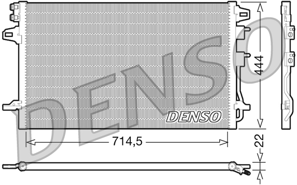 Condensatore, climatizzatore DENSO DCN06005