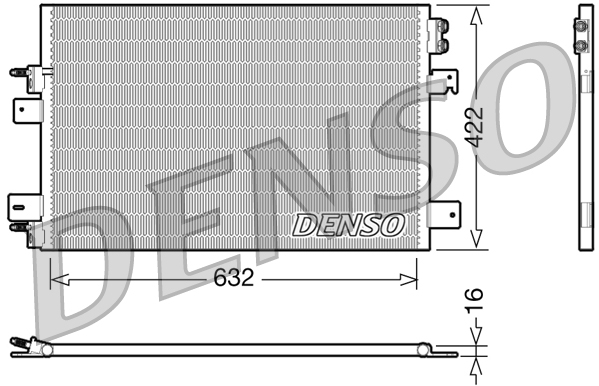 Condensatore, climatizzatore DENSO DCN06007