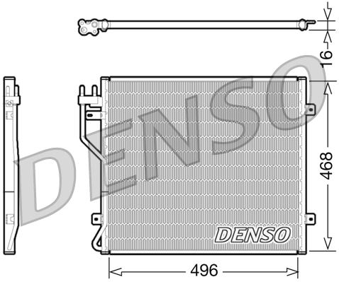 Condensatore, climatizzatore DENSO DCN06010