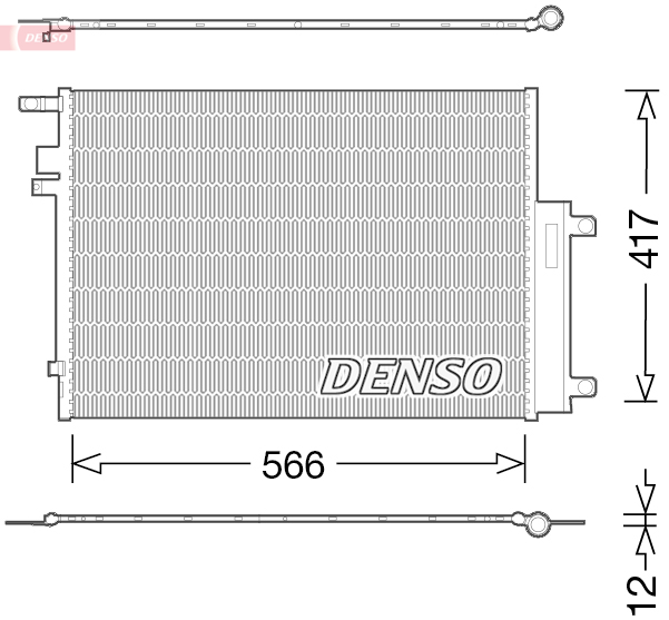 Condensatore, climatizzatore DENSO DCN06017