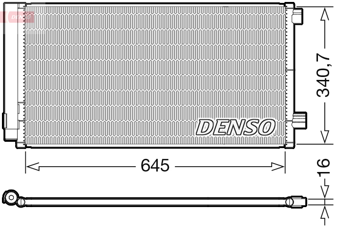 Condensatore, climatizzatore DENSO DCN06020