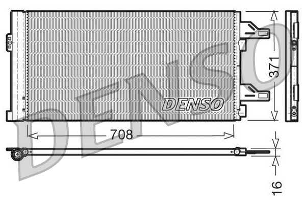Condensatore, climatizzatore DENSO DCN07002