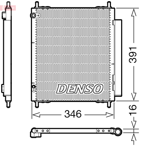 Condensatore, climatizzatore DENSO DCN07003