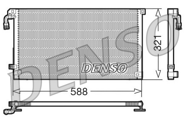 Condensatore, climatizzatore DENSO DCN07004