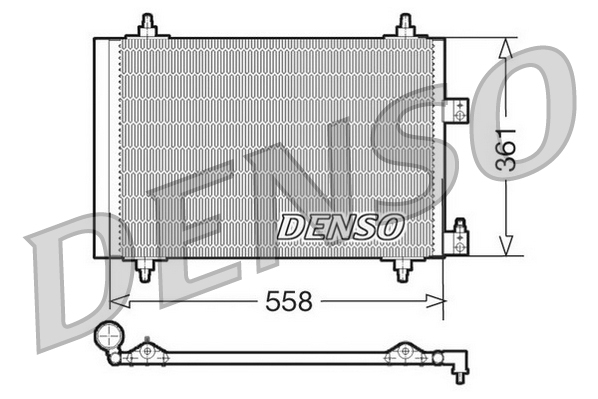 Condensatore, climatizzatore DENSO DCN07005