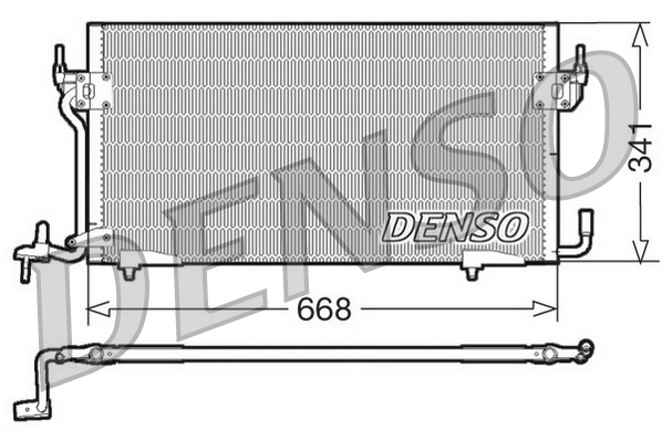 Condensatore, climatizzatore DENSO DCN07060
