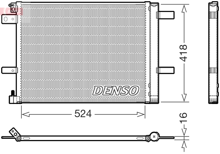 Condensatore, climatizzatore DENSO DCN07062