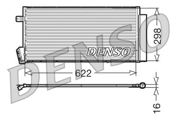 Condensatore, climatizzatore DENSO DCN09018