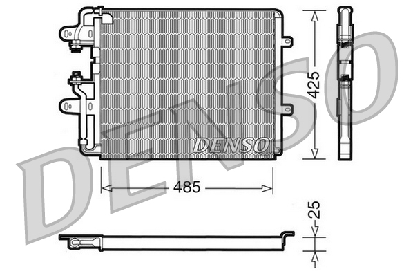 Condensatore, climatizzatore DENSO DCN09030
