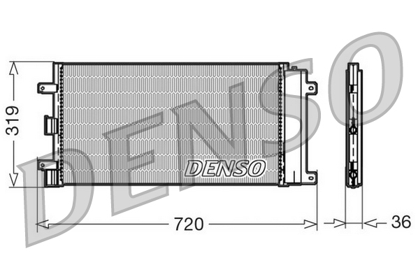 Condensatore, climatizzatore DENSO DCN09042