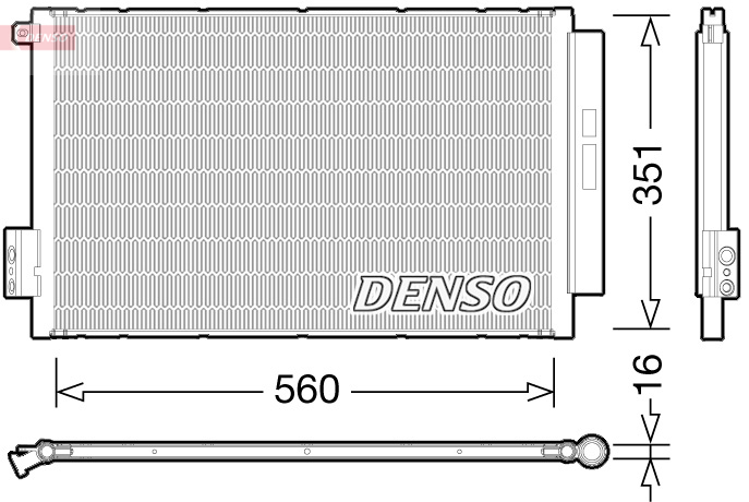 Condensatore, climatizzatore DENSO DCN09043
