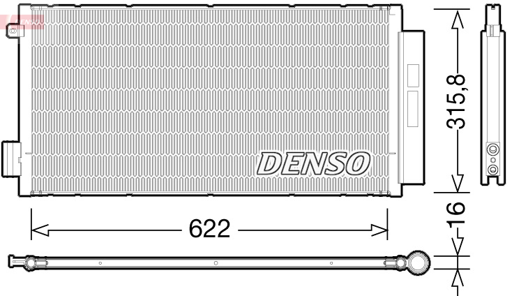 Condensatore, climatizzatore DENSO DCN09044