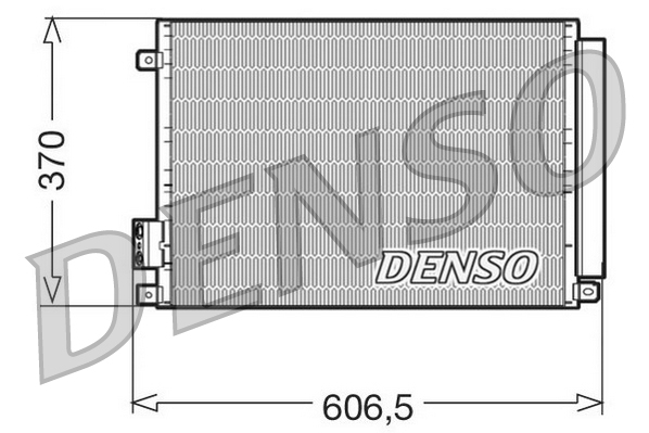 Condensatore, climatizzatore DENSO DCN09045