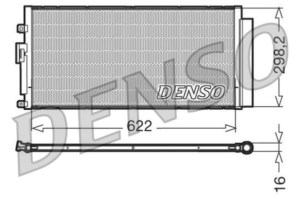 Condensatore, climatizzatore DENSO DCN09046