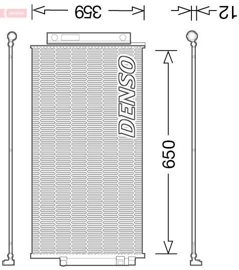 Condensatore, climatizzatore DENSO DCN09047