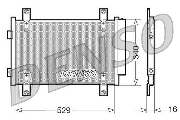 Condensatore, climatizzatore DENSO DCN09049