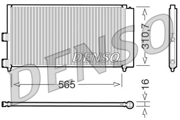 Condensatore, climatizzatore DENSO DCN09070
