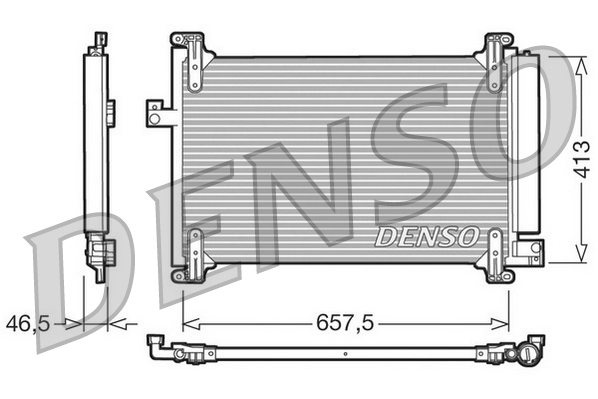 Condensatore, climatizzatore DENSO DCN09083