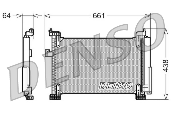 Condensatore, climatizzatore DENSO DCN09085
